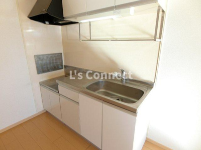 【キッチン】 | ボ・ヌゥール二番館 | ２口ガスコンロ設置可能なキッチンです。