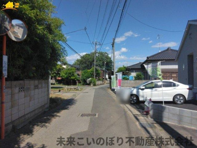 【前面道路含む現地写真】 | Cradlegarden五霞町小手指第1 | 前面道路含む現地写真です