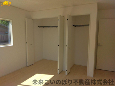 【収納】 | Cradlegarden五霞町小手指第1 | たっぷり収納力のあるクローゼットです！
余計な家具を置かずに済みます！