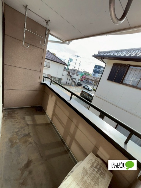 エトワール太田Aのバルコニー
