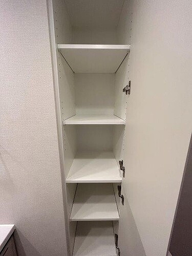 オープンレジデンシア栄サザンスクエアの収納|リネン庫 内装後 前回募集時／2023年5月の写真