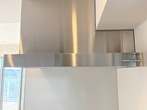 ライオンズプレイズ鳴海タワーのキッチン|レンジフード