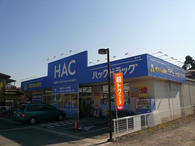ハックドラッグ長沢店　120ｍ