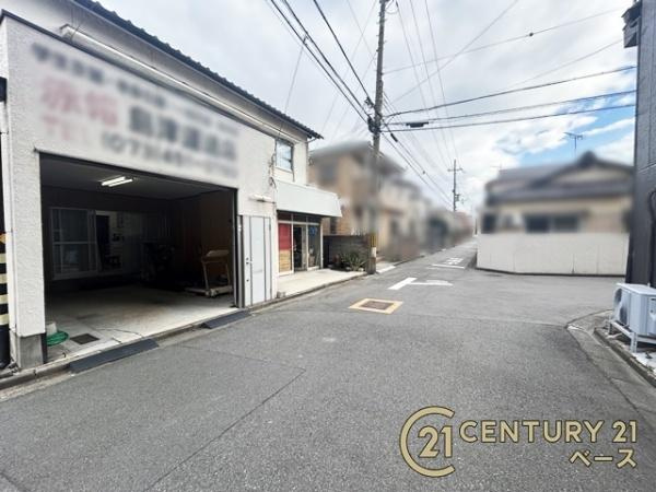 和歌山市松江北３丁目の売地の前面道路含む現地写真|小中学校まで徒歩圏内！お子様にも嬉しい生活環境です！