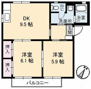 【間取り】 | アーバンライフ西福原