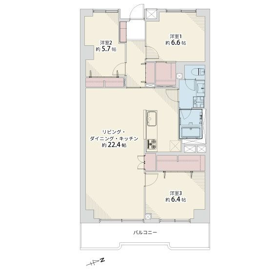 【間取り】 | エクセレンス荒江☆仲介手数料無料☆