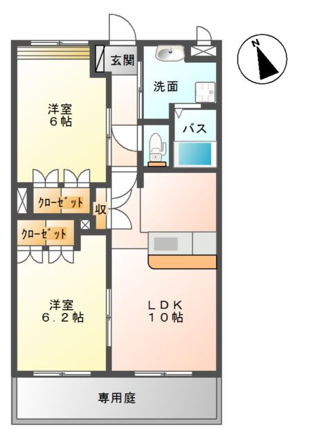 クイーンズ　優の間取り