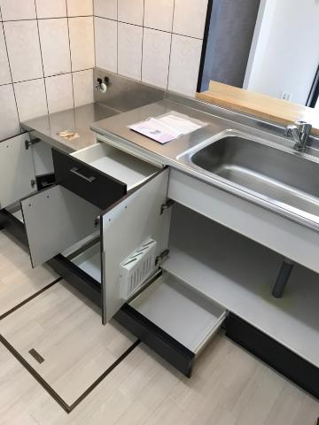 クイーンズ　優のキッチン|収納たっぷり