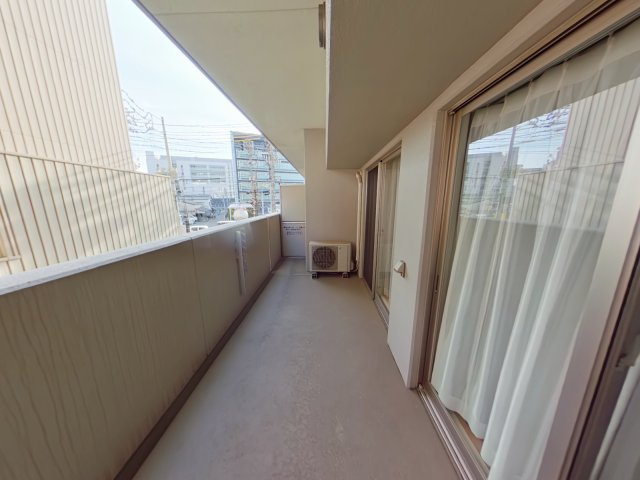 アルファステイツ大学病院通りのバルコニー