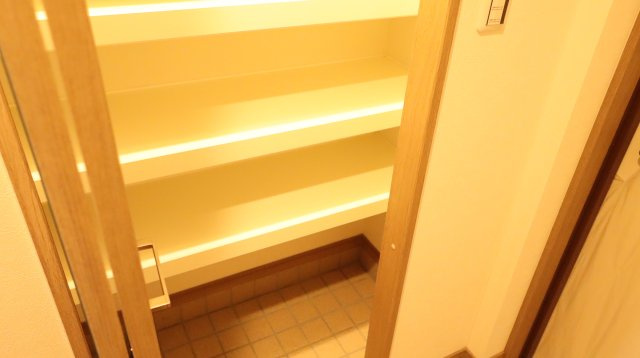 大町市大町の賃貸マンションの収納|シューズボックス