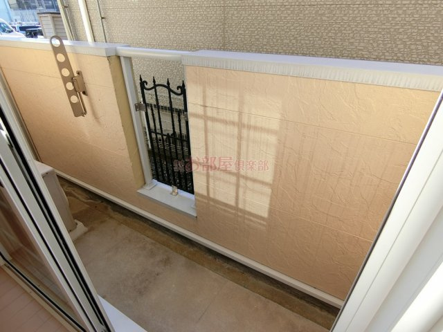 リブレア東櫛原B棟のバルコニー
