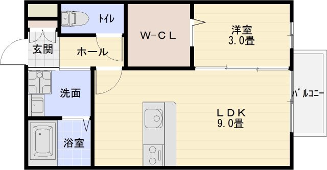 メルベーユの間取り