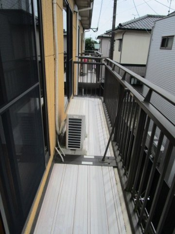 ハミングハイツのバルコニー