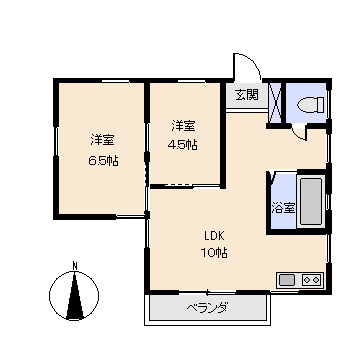 南伊豆町　伊浜の間取り
