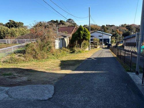 下田市　白浜の前面道路含む現地写真