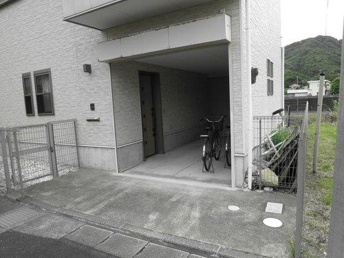 南伊豆町　弓ヶ浜の駐車場