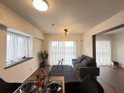 【居間・リビング】 | シャルムコート東村山美住町 | 陽当り良好の南向きＬＤＫ