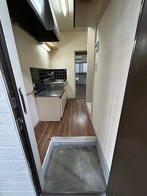 ハイツ野田若林の玄関