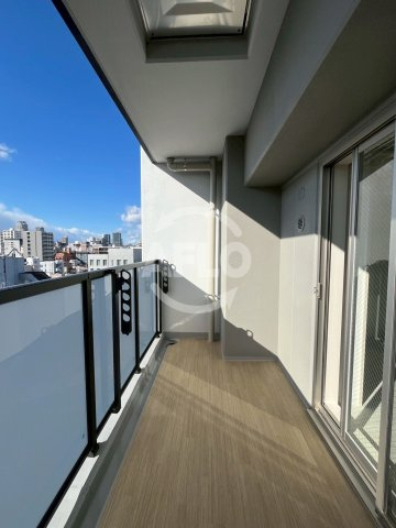 リヴェント玉造のバルコニー