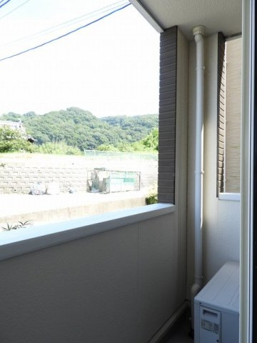 フェアクラウンⅡのバルコニー|陽当たり良好なバルコニーです
