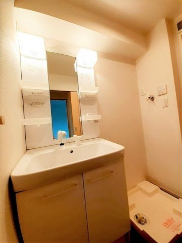 チェリーブロッサムの洗面所|スペースが確保できる洗面所です