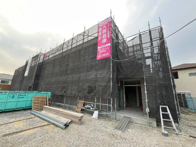 ペルルⅤの外観|建築現場