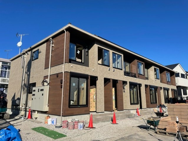 川越市アパートの外観