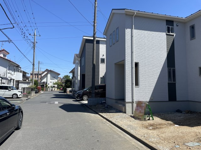 【前面道路含む現地写真】 | 熊谷市妻沼　新築戸建　全1棟　 | 4/12撮影