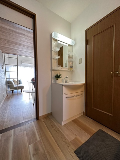 OCTOHOUSEの洗面所