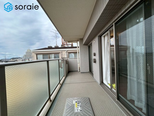 グーディッシュ川越アルバートルのバルコニー|4/21撮影