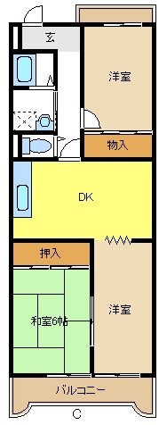 ピュア五反田の間取り