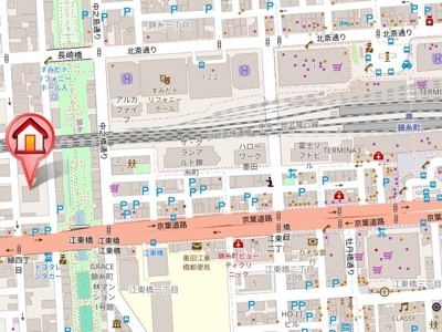 【地図】 | レジディア錦糸町Ⅱ