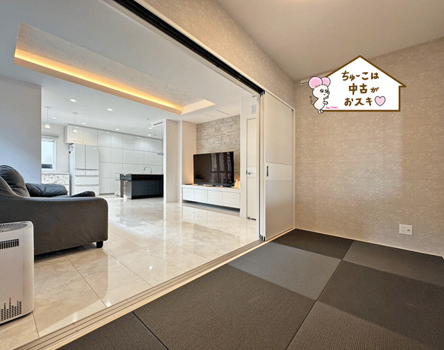 仙台市太白区四郎丸昭和中の居間・リビング