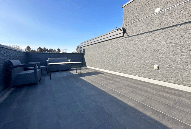 仙台市太白区四郎丸昭和中のバルコニー