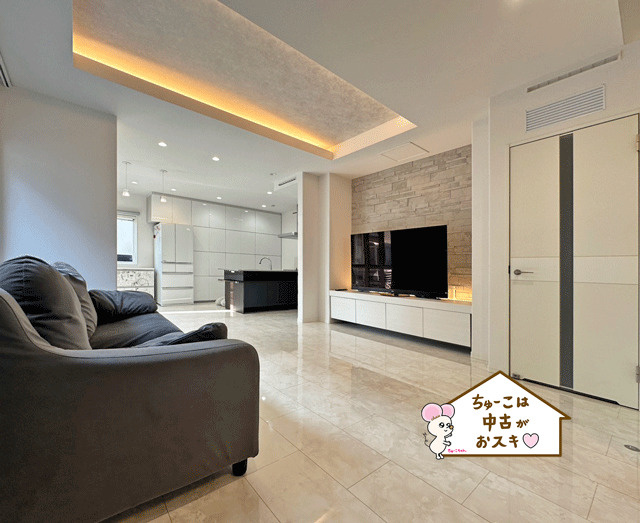 仙台市太白区四郎丸昭和中の居間・リビング