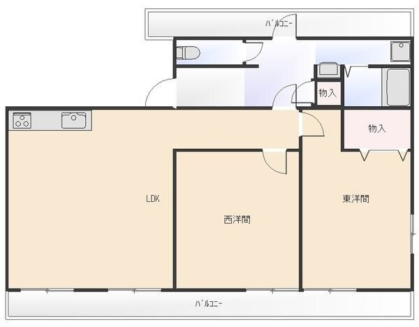 ピュア五反田の間取り