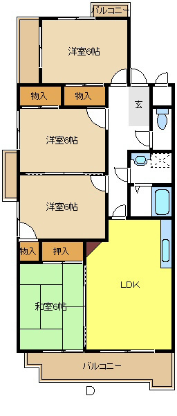 ピュア中平の間取り