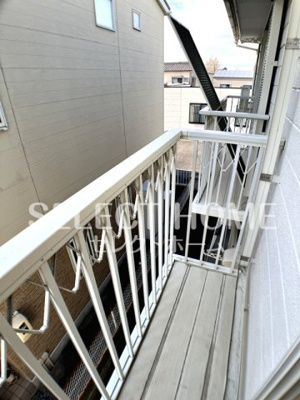 【バルコニー】 | メゾンしばた | 落ち着いた時間を過ごせるバルコニーです