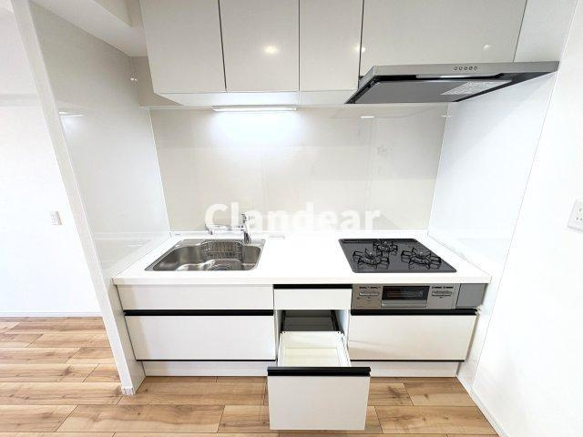 第二お花茶屋ダイヤモンドマンションのキッチン|ドキドキの新生活も、安心してスタート。ぴったりの住まいを見つけませんか？クランディアが一緒に住まい選びをサポートします‼　まずは、お気軽にお問合せください　＃クランディア