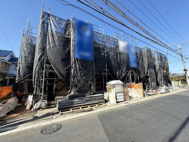 【前面道路含む現地写真】 | ふじみ野市川崎2丁目　新築一戸建住宅　全6棟　(ふじみ野店) | カースペース2台分完備!!セカンドカーや来客時も安心！