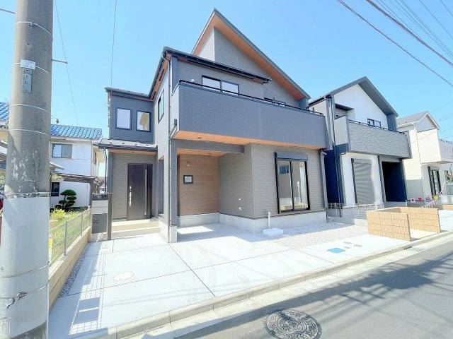 【外観】 | ふじみ野市川崎2丁目　新築一戸建住宅　全6棟　(ふじみ野店) | 幼稚園・保育園・小中学校徒歩圏内！コンビニ徒歩約4分、スーパー徒歩約10分と充実した周辺環境です！
