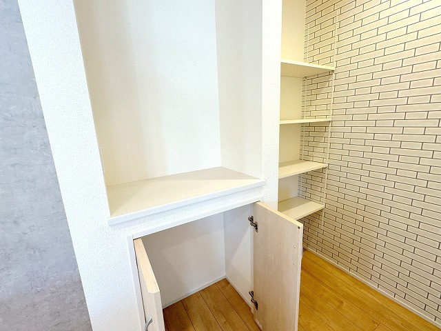 【収納】 | ふじみ野市川崎2丁目　新築一戸建住宅　全6棟　(ふじみ野店) | 便利なパントリー完備！
