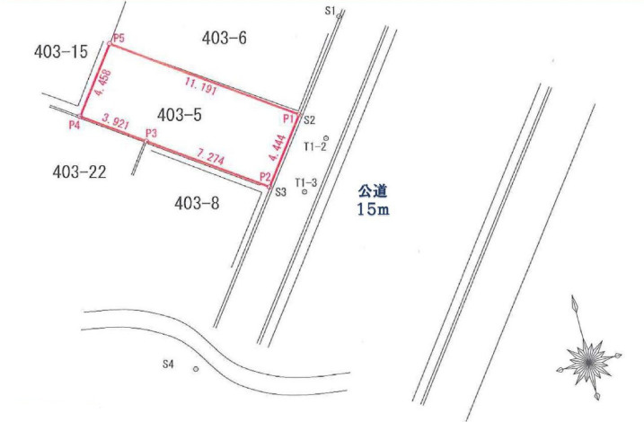 台東区清川１丁目の売地の区画図|～区画図～