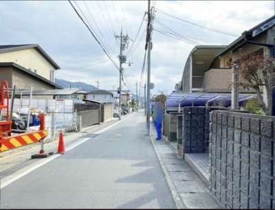 【前面道路含む現地写真】 | 山科区安朱馬場ノ西町　中古戸建