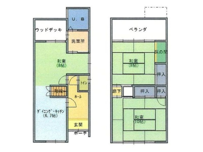 【間取り】 | 山科区安朱馬場ノ西町　中古戸建