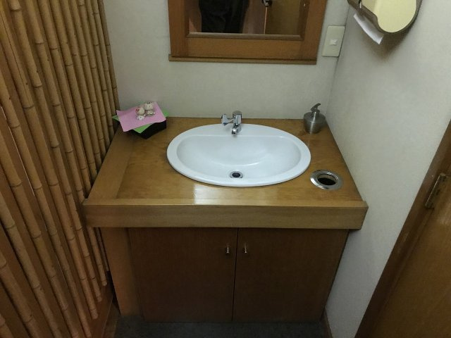 POSITIVEの洗面所