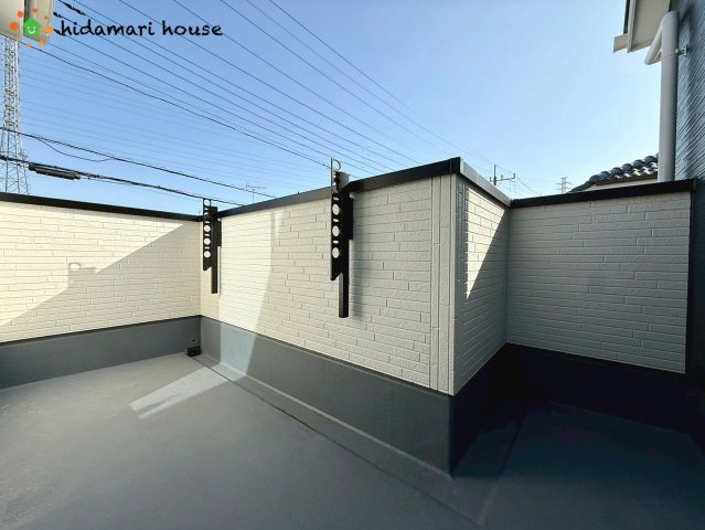 北本市本宿7丁目第1期　新築戸建　リナージュ01のバルコニー