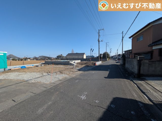 Cradle garden　美里町小茂田第3の前面道路含む現地写真