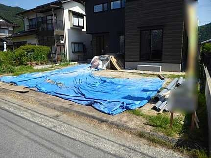 広島市安佐北区安佐町大字くすの木台　新築一戸建ての外観