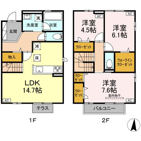 ロイヤル神木の間取り